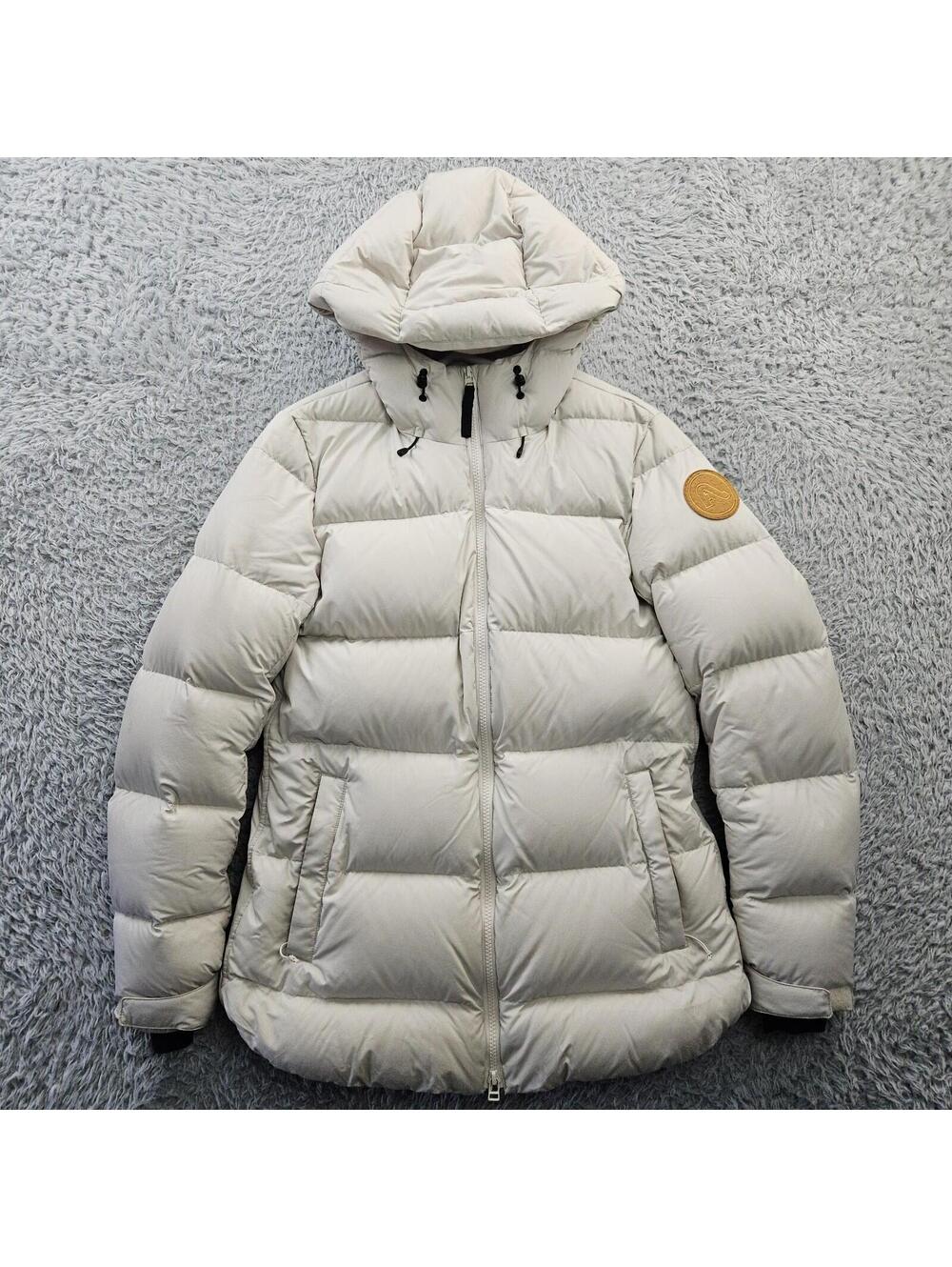 FLYLOW Truckee Down Parka Coat Jacket Women Medium Mist Near Mint